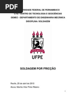 soldagem por fricção!