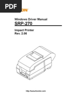 SRP-270 Windows Driver Manual English Rev 2 06