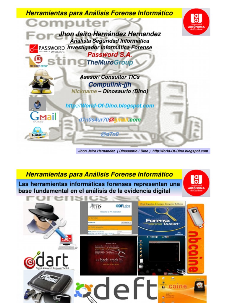 Herramientas Analisis Informatico Forense Informática forense