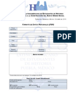 Formato de Datos Personales (FDP) VII ELEH
