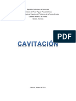 Trabajo de Cavitación. MF