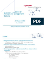 Inspection of Atmospheric Storage Tank Bottoms