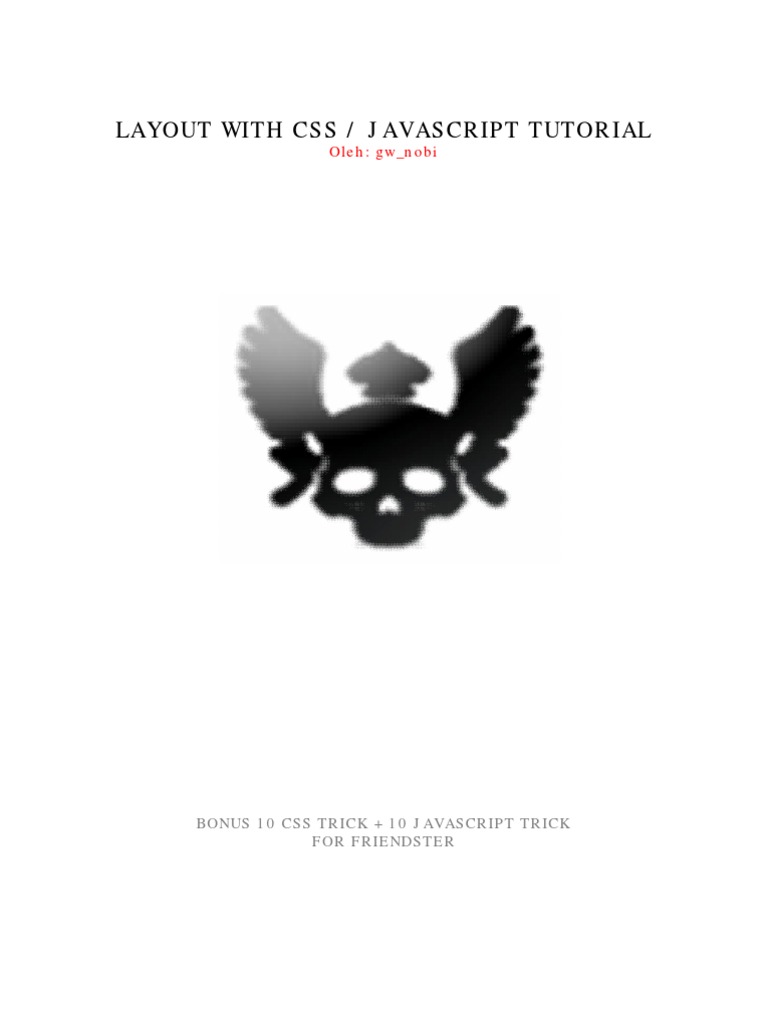 Layout With Css Javascript Tutorial | PDF