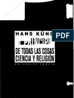 Kc3bcng Hans El Principio de Todas Las Cosas Ciencia y Religion