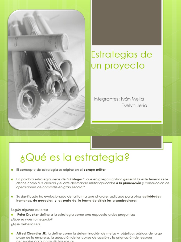 Estrategias para el Éxito de Proyectos | PDF | Planificación | Science