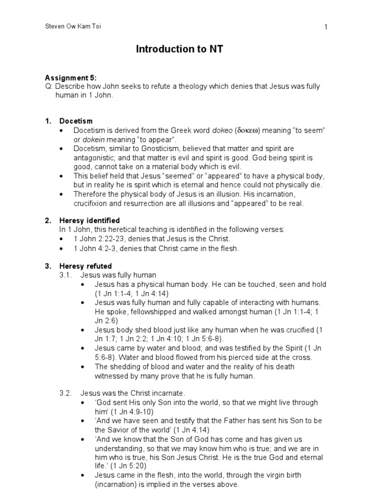 Introduction To NT: Assignment 5 | PDF