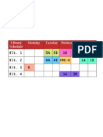 Library Schedule