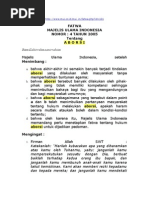 Download Fatwa MUI Tentang Aborsi 2005 by Nashir Al Albani SN13967773 doc pdf