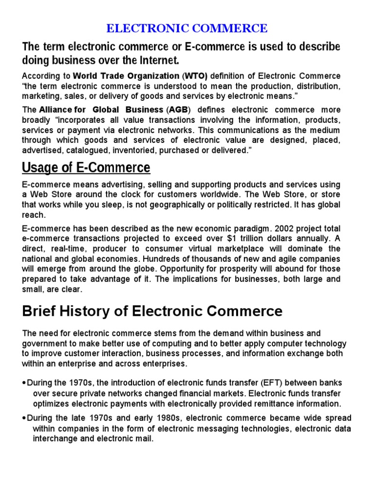 Electronic Commerce 4 | PDF | Computers | Technology & Engineering