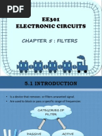 EE301 Electronic Circuit Chapter 5 - FILTERS