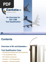 Cantata++ DO-178B ED-12B Tool Qualification Presentation