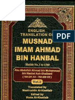 Musnad Ahmad Bin Hanbal, Arabic - English Translation-Volume 3 PDF