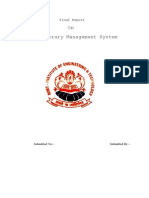On Library Management System: Final Report