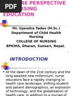 Download Future Persepective of Nursing Education by u yadav SN13970476 doc pdf