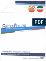 Programma Elettorale - Palmiero Susi