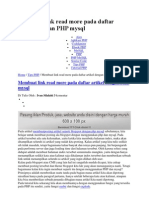 Download Membuat Link Read More Pada Daftar Artikel Dengan PHP Mysql by Hmn Damanik SN139716706 doc pdf