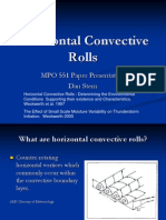 Horizontal Convective Rolls: Determining Conditions for Formation and Characteristics