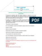 Empalme y Chaflan en Autocad