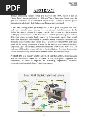 PROJECT REPORT ON SMART GRID