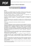 40232399 Iniciacao a Gestao Do Conhecimento Barbosa