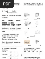 Atividade Da Letra s