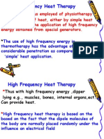 High Frequency Heat Therapy