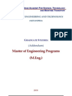 M.sc.in Electronics and Communications Engineering-2009