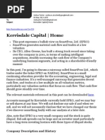 Kerrisdale Capital - Home: Joshua Tucker