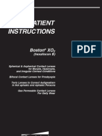 Boston Xo 2 Patient Instructions