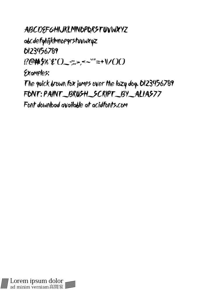 Paint Brush Script | PDF