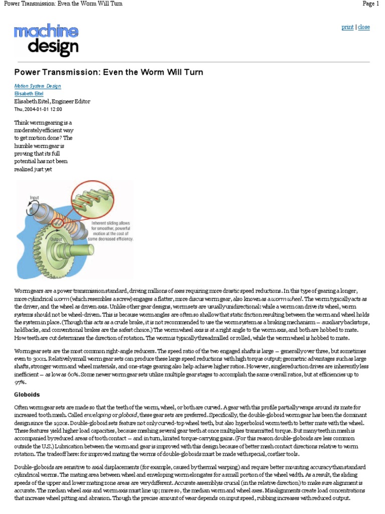 Even The Worm Will Turn Download Free PDF Gear Transmission (Mechanics)