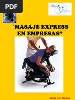 Masaje Ejecutivo Express en Empresas