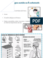 Enfermedades alérgicas asociadas con la contaminación interior del