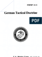 German Tactical Doctrine: U.S. Marine Corps Io