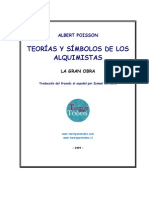 Teorías y Simbolos de Los Alquimistas Traducción by ISMAEL BERROETA