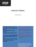 Analise de Poemas
