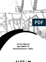 Service Manual Type MWTU 14 Directional Power Relay