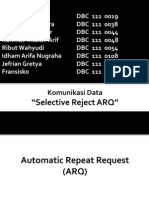 Selective Reject ARQ