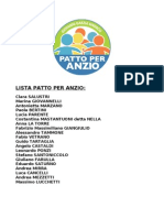 Lista Patto Per Anzio