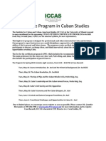 Certificate Program in Cuban Studies