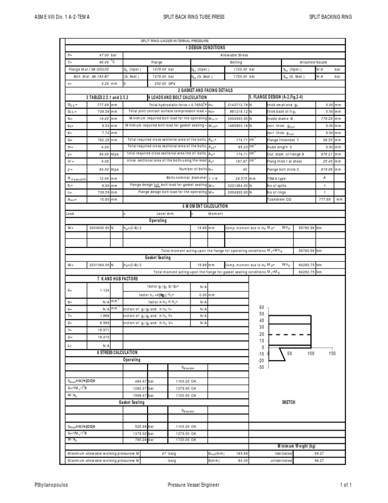 5.7 Asmeviii A-2 & Tema Split Backing Ring | PDF | Mechanical ...