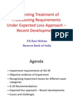 Accounting Treatment of Provisioning Requirements Under Expected Loss - CAFRAL Sep 2012