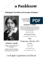 Sylvia Pankhurst Meeting