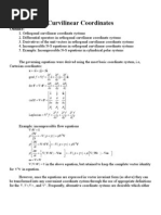 Curvilinear Coordinates