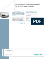 Automated Bacterial ID and Susceptibility Testing For Traditional Methods