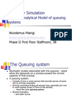 BIF3203 - Part II Analytical Model of Queuing Systems (November 2012)