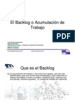 El Backlog o Acumulacion de Trabajo