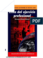 Etica Del Ejercicio Profesional