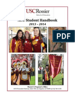 USC Rossier Master's New Student Handbook