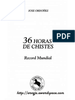 José Ordoñez - 36 horas de chistes